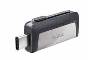 SanDisk Ultra 128 GB USB Pen Drive (SDDDC2-128G-G46, Black, Silver)